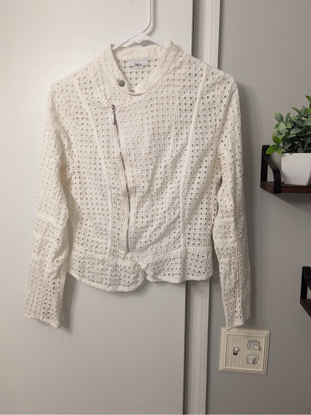 White Zip Up Jacket